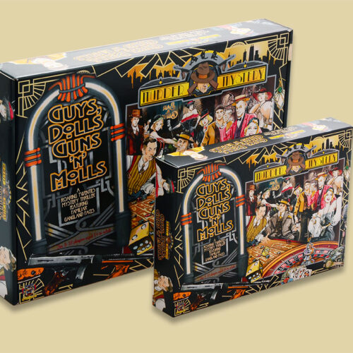 Gurs and Dolls, Guns and Molls boxes picture