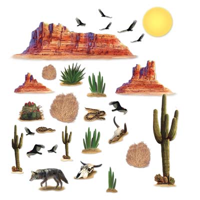 wild west desert props